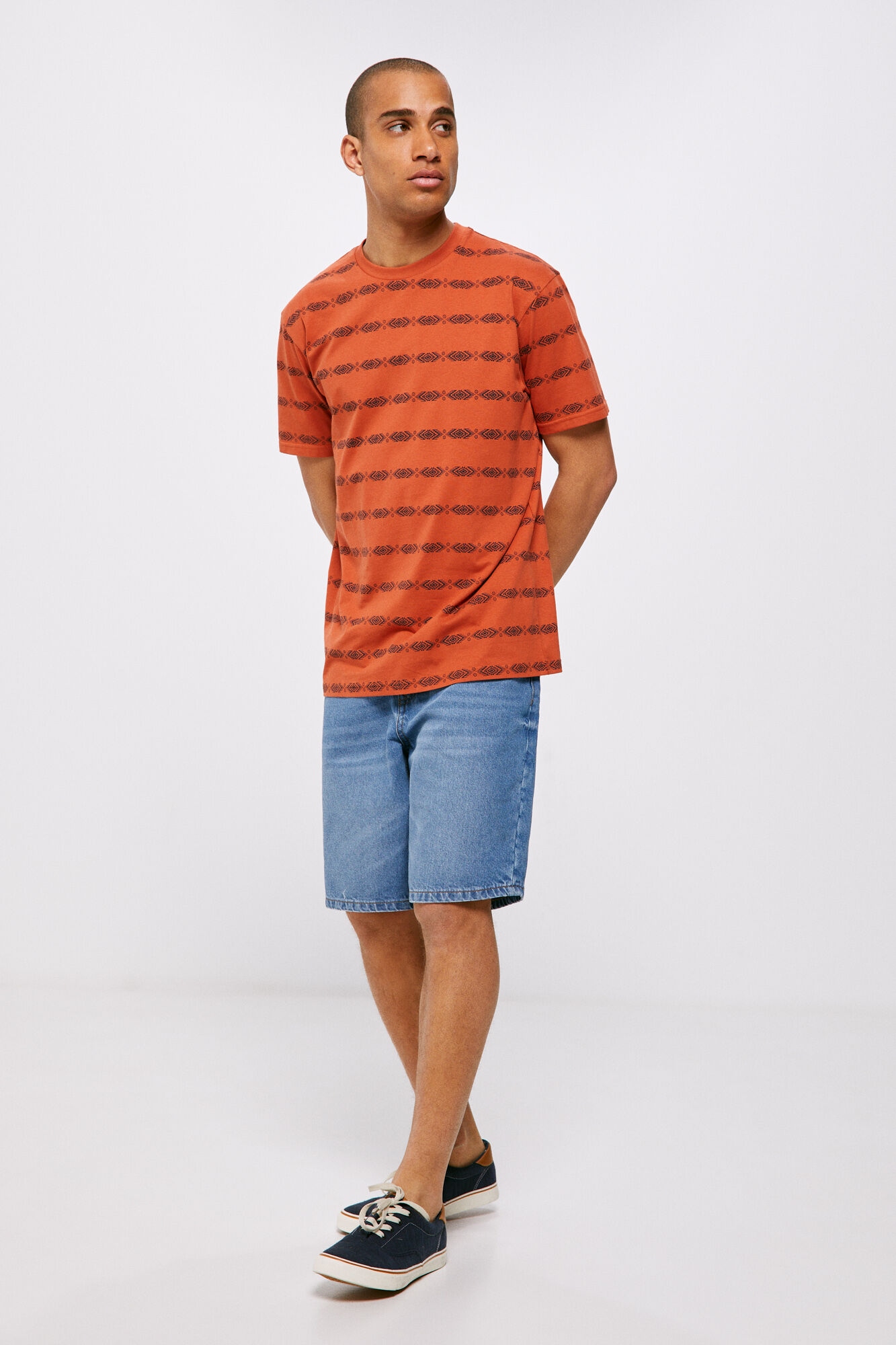 Camiseta Aop - laranja