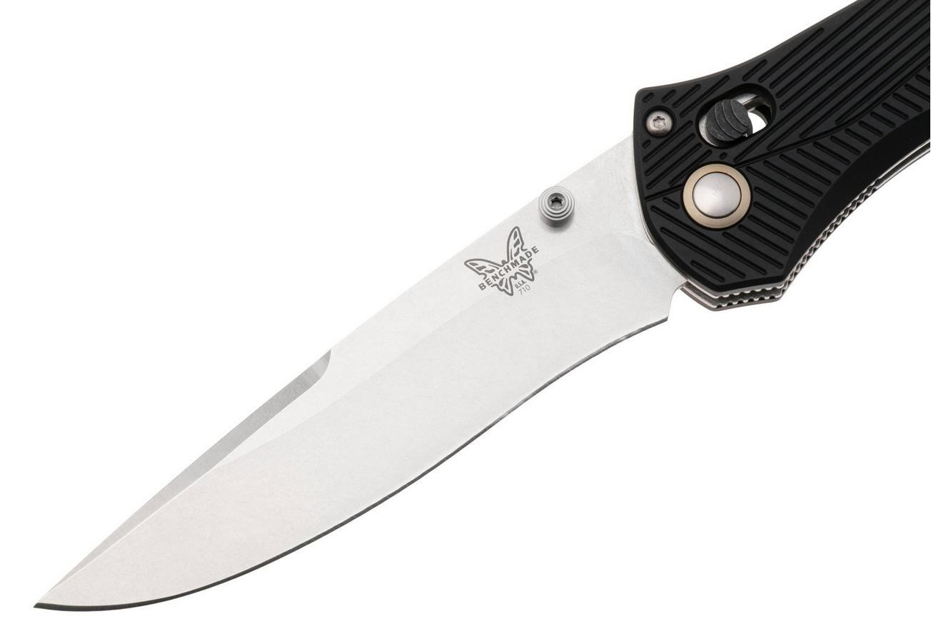 Benchmade 710-25 Stonewashed Böhler M30, Black Aluminum, zakmes