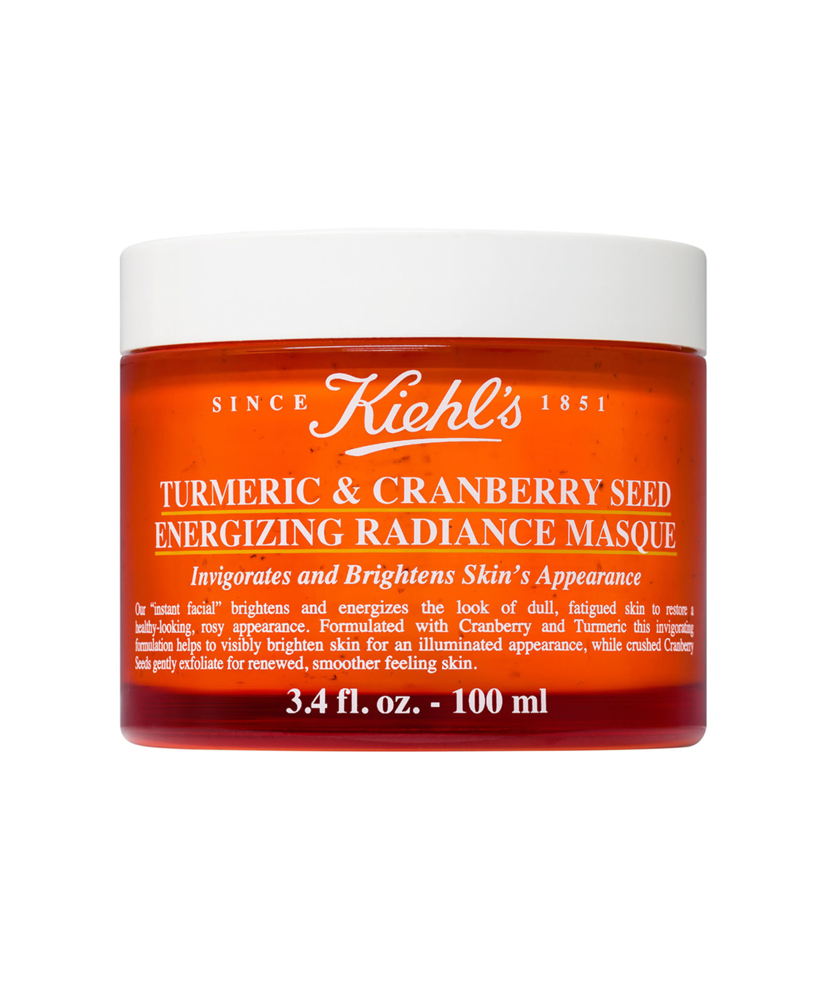 Kiehl's Energizing Radiance Masque Turmeric & Cranberry Seed Glas 100 ml