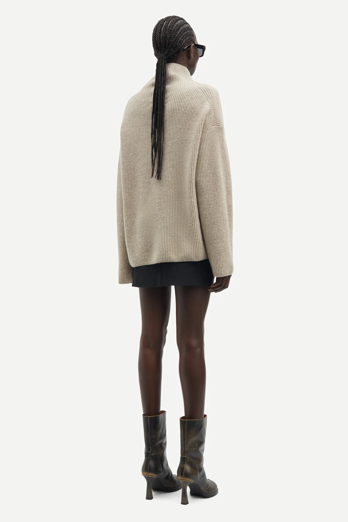 Samsøe Samsøe  Sazlata turtleneck - Khaki Mel.