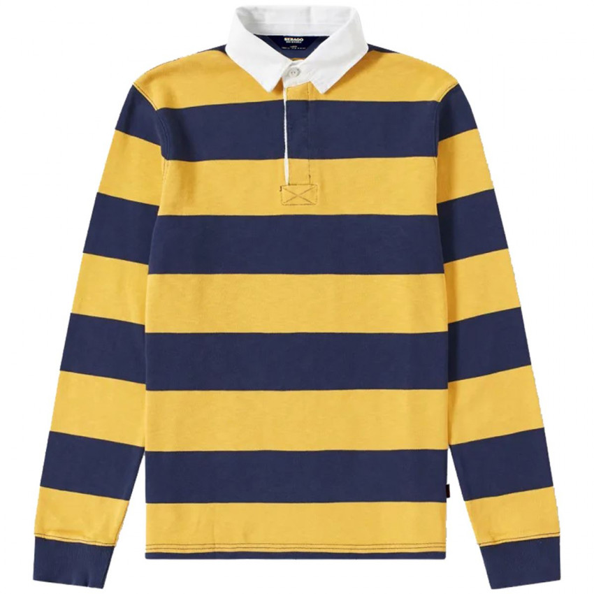 TENANTS BLUE NAVY-YELLOW-POLO SEBAGO HOMME