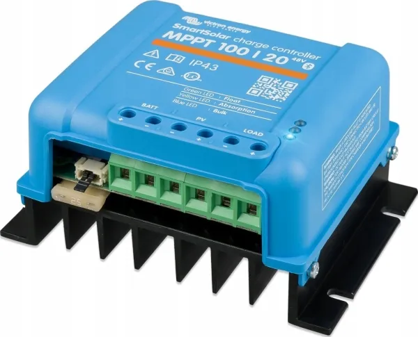 Victron Energy SmartSolar MPPT 100/20 (up to 48V) Retail Solcelle-opladningsregulator MPPT 48 V 20 A