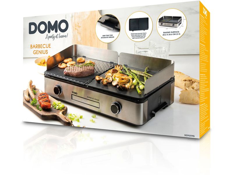 Domo Tischgrill DO9259G 2400 W Elektrogrill