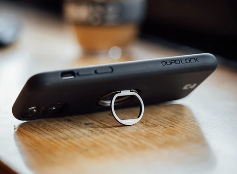 Phone Ring Stand Universal Smartphone Fingerring Halterung (QLA-RNG-2) - Anthrazit