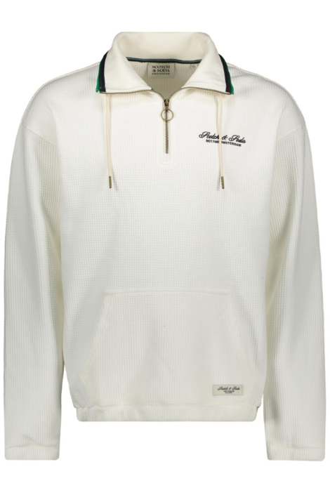 Scotch & Soda ecru heren sweater
