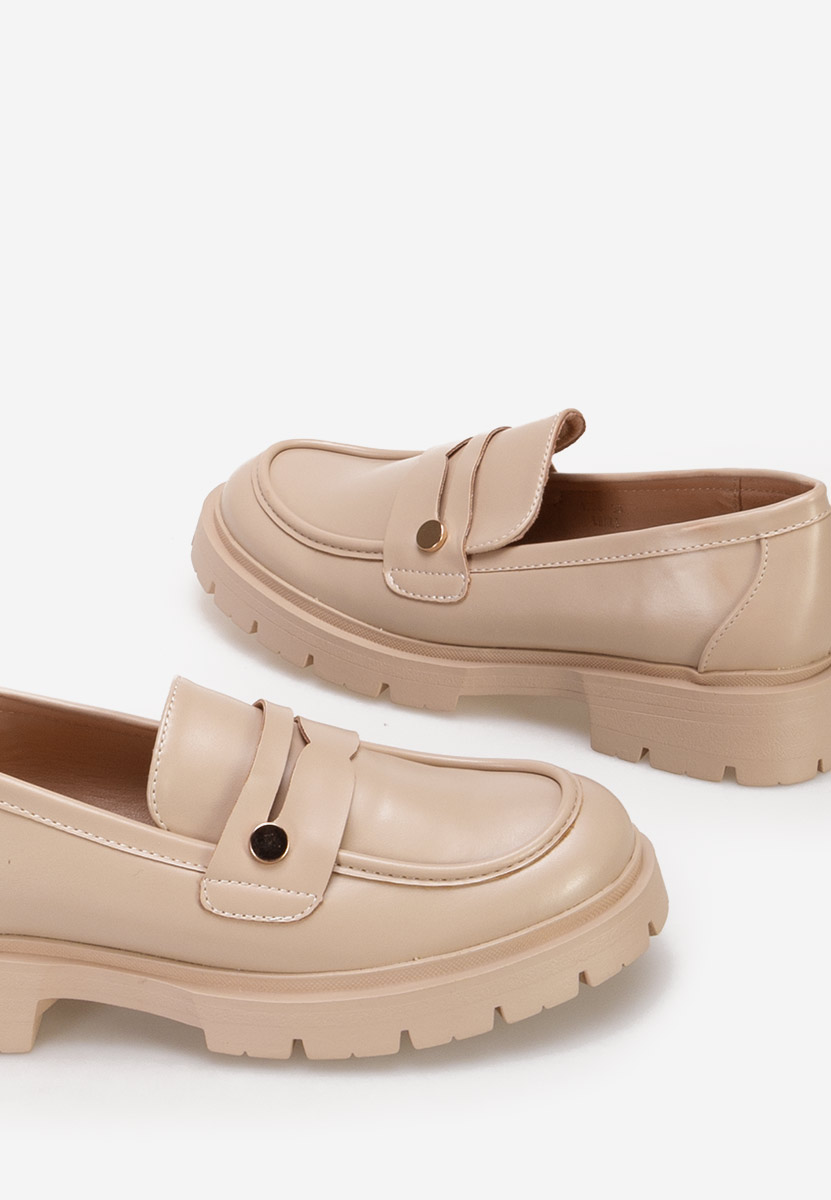 Mocassins à semelle épaisse kaki Airesa