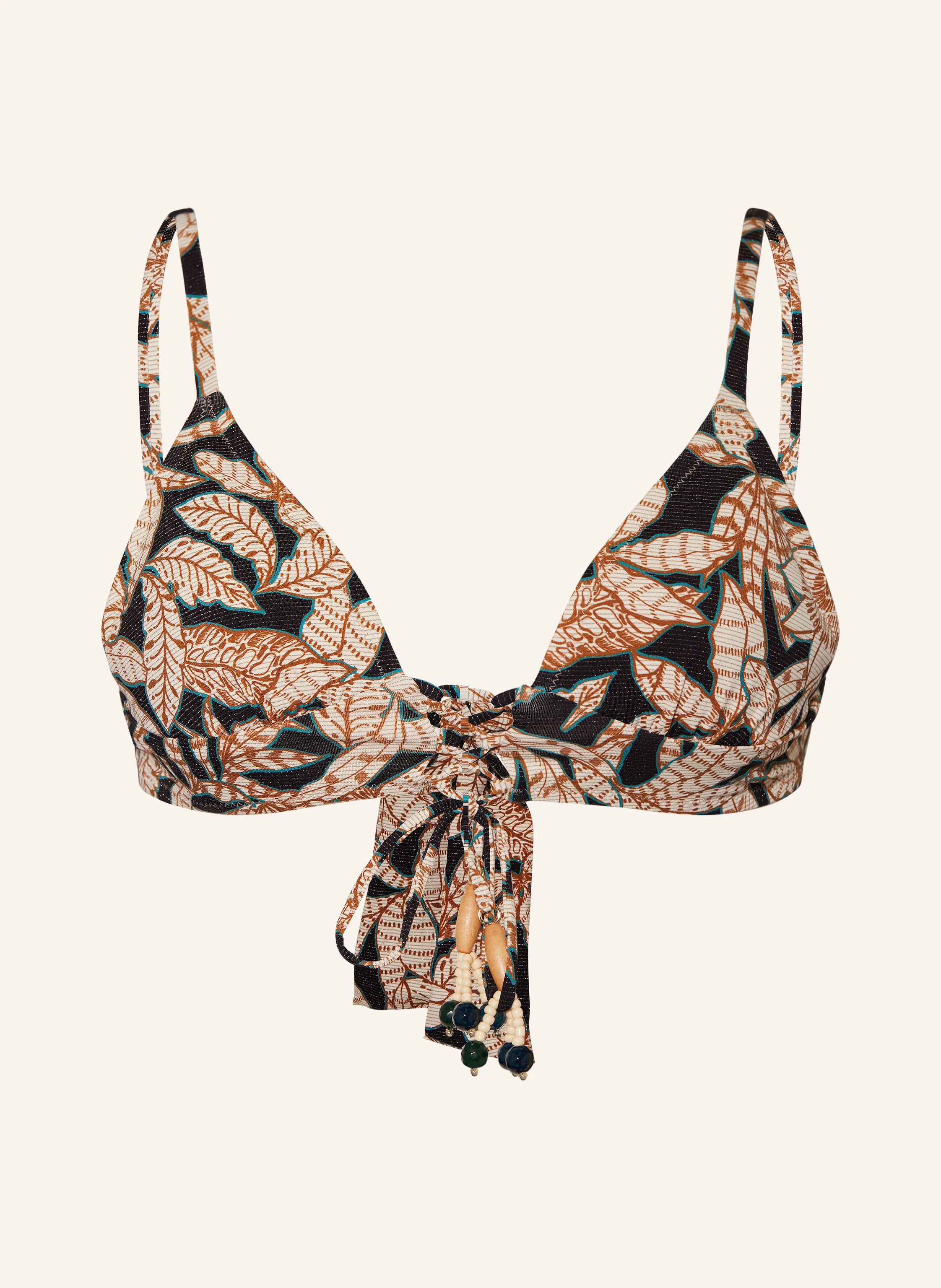 watercult Bralette-Bikini-Hose LES CÔTES mit Schmuckperlen