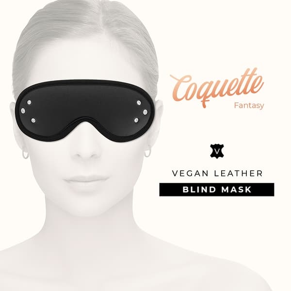 Coquette Chic Desire - Fantasy Vegan skinnblindmaske med neoprenfôr