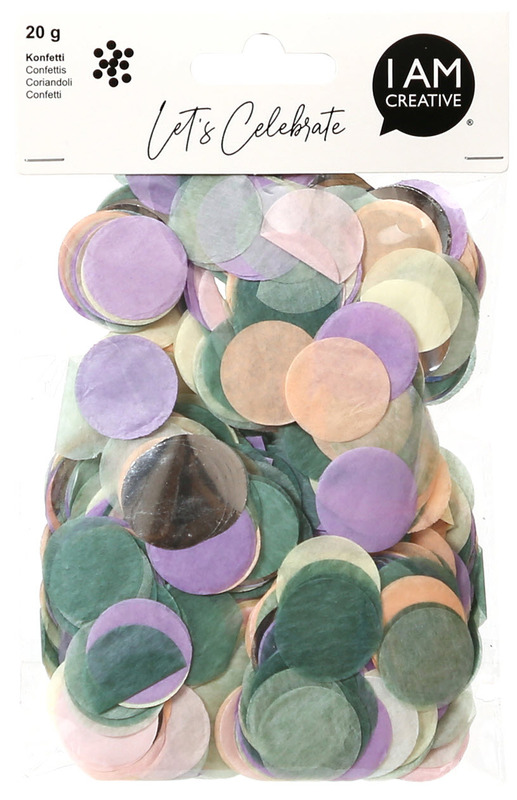 I AM CREATIVE Konfetti Mix, 20 g, rosa