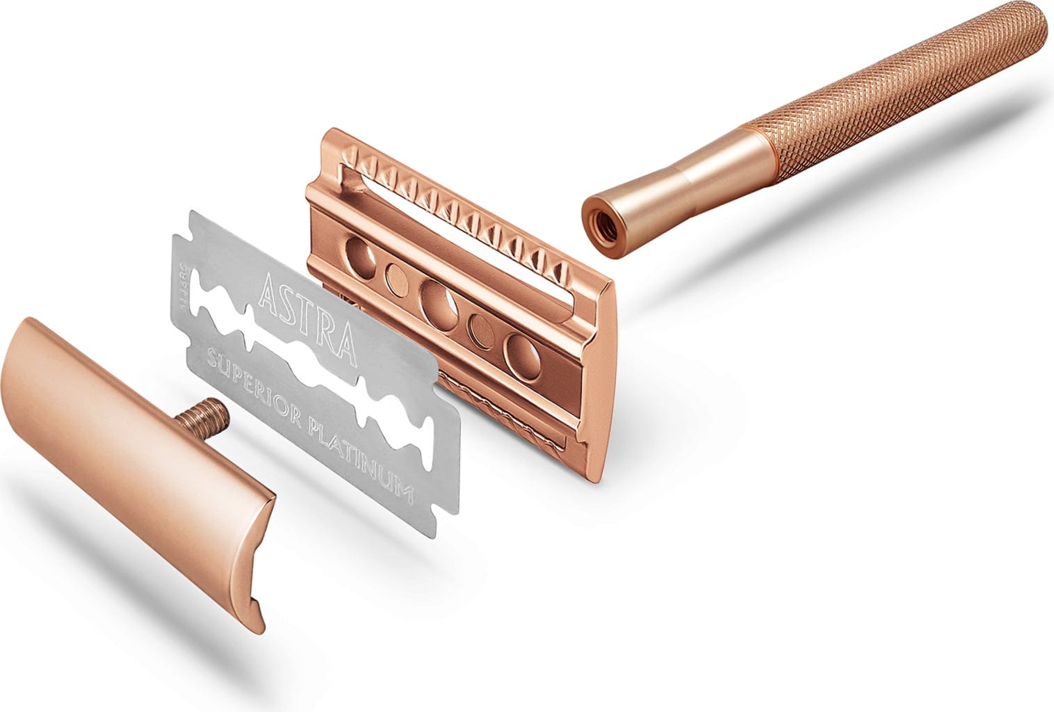 Bambaw  Rasierhobel, Rose Gold