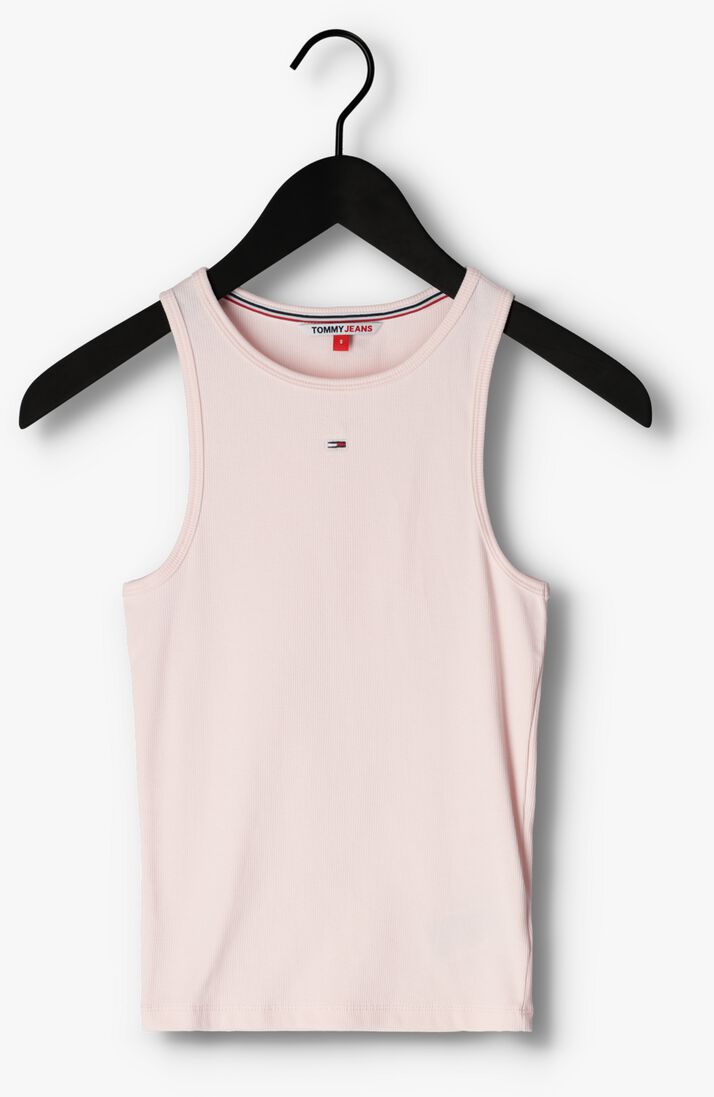 TOMMY JEANS lichtroze tommy jeans top tjw essential rib tank
