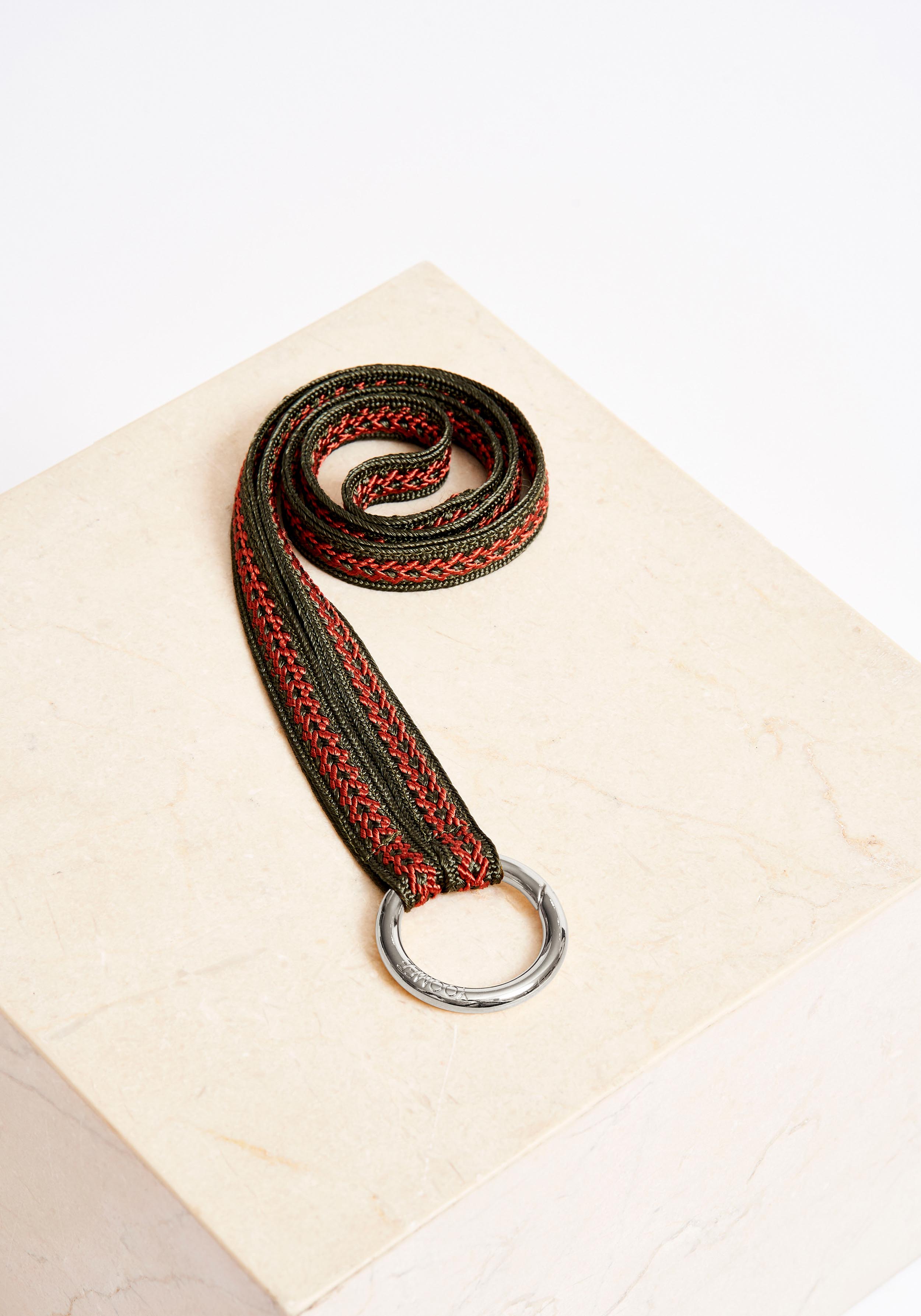 YOOMEE Schlüsselband Keychain Zahra Autumn Leaf Silver