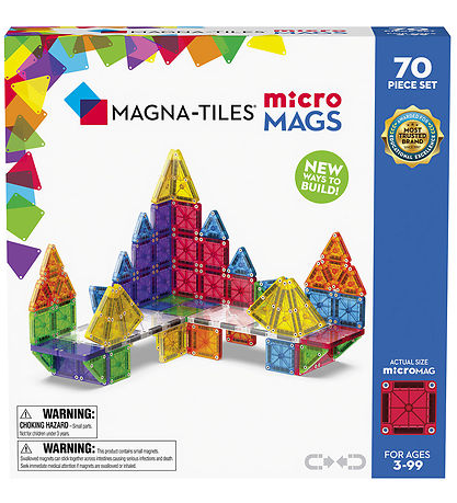 Magna-Tiles Magnetset - 70 Teile - MicroMAGS