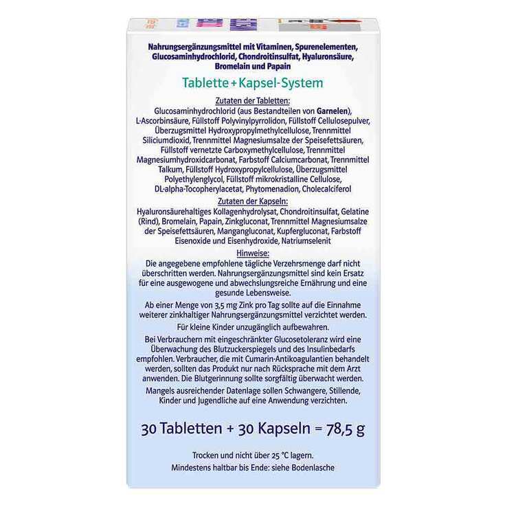 Doppelherz Glucosamin 1200 Duo system Kombipackung, 60 St