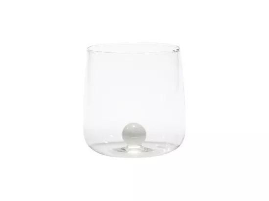 Bilia Tumbler Zafferano verre borosilicaté ensemble de 6 pièces en blanc