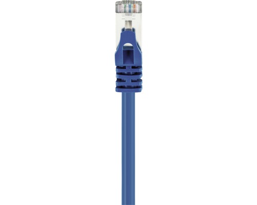 CAT 8 netwerkkabel S/FTP 2x RJ45 connectoren 2 m blauw Schwaiger CKO8020531