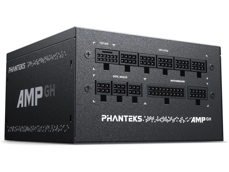 Phanteks Netzteil AMP GH 850W 80 PLUS Gold 750 W; 850 W 850W Netzteil mit 80 PLUS Gold Zertifizierung, PCIe 5.1 und ATX 3.1 Unterstützung