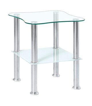 Beistelltisch Klecks Chrom 40 x 47 x 40 cm
