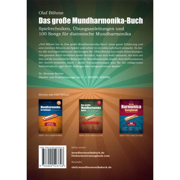 Olaf Böhme Das große Mundharmonika Buch