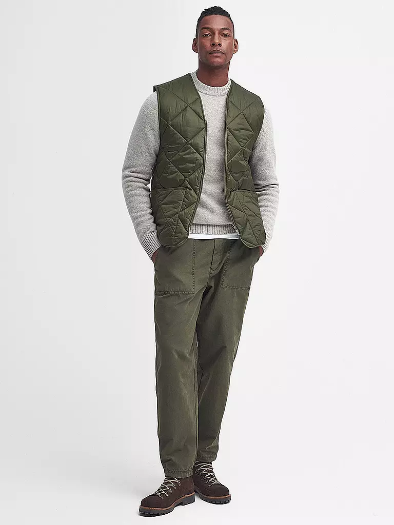 BARBOUR Steppgilet grün