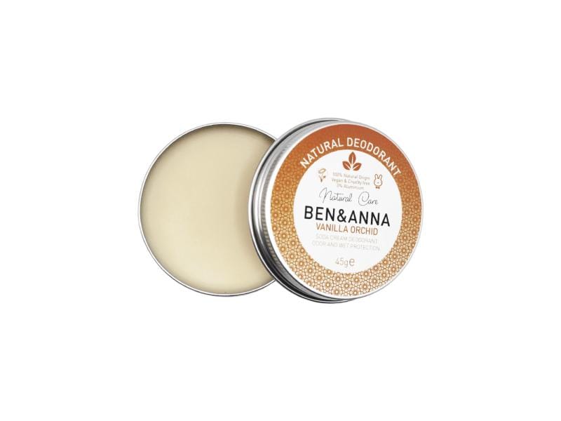 Ben & Anna Deo Crème Vanilla Orchid 45 g Zuverlässiger und natürlicher Deo Cremestick mit Vanille-Duft