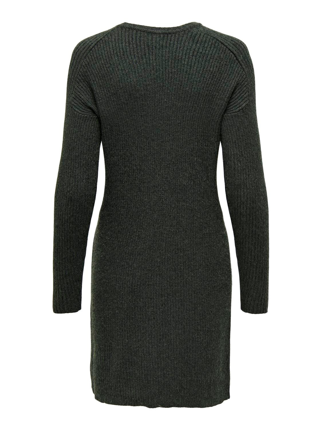 ONLFIA Kurzes Kleid Dark Grey Melange