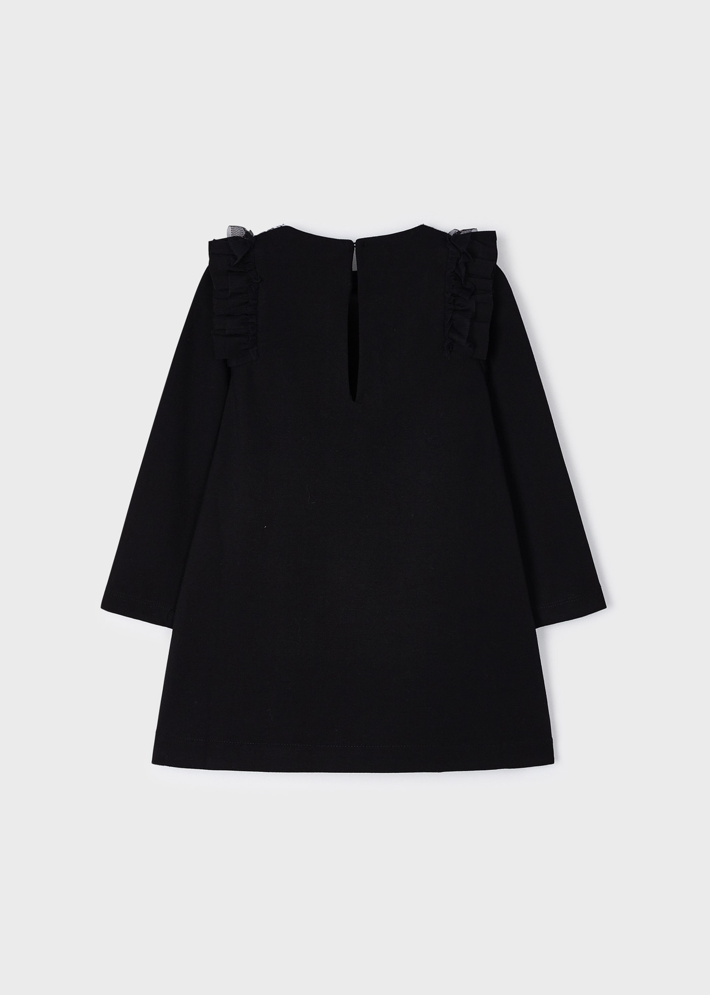 Vestido de malha Roma combinado para meninas