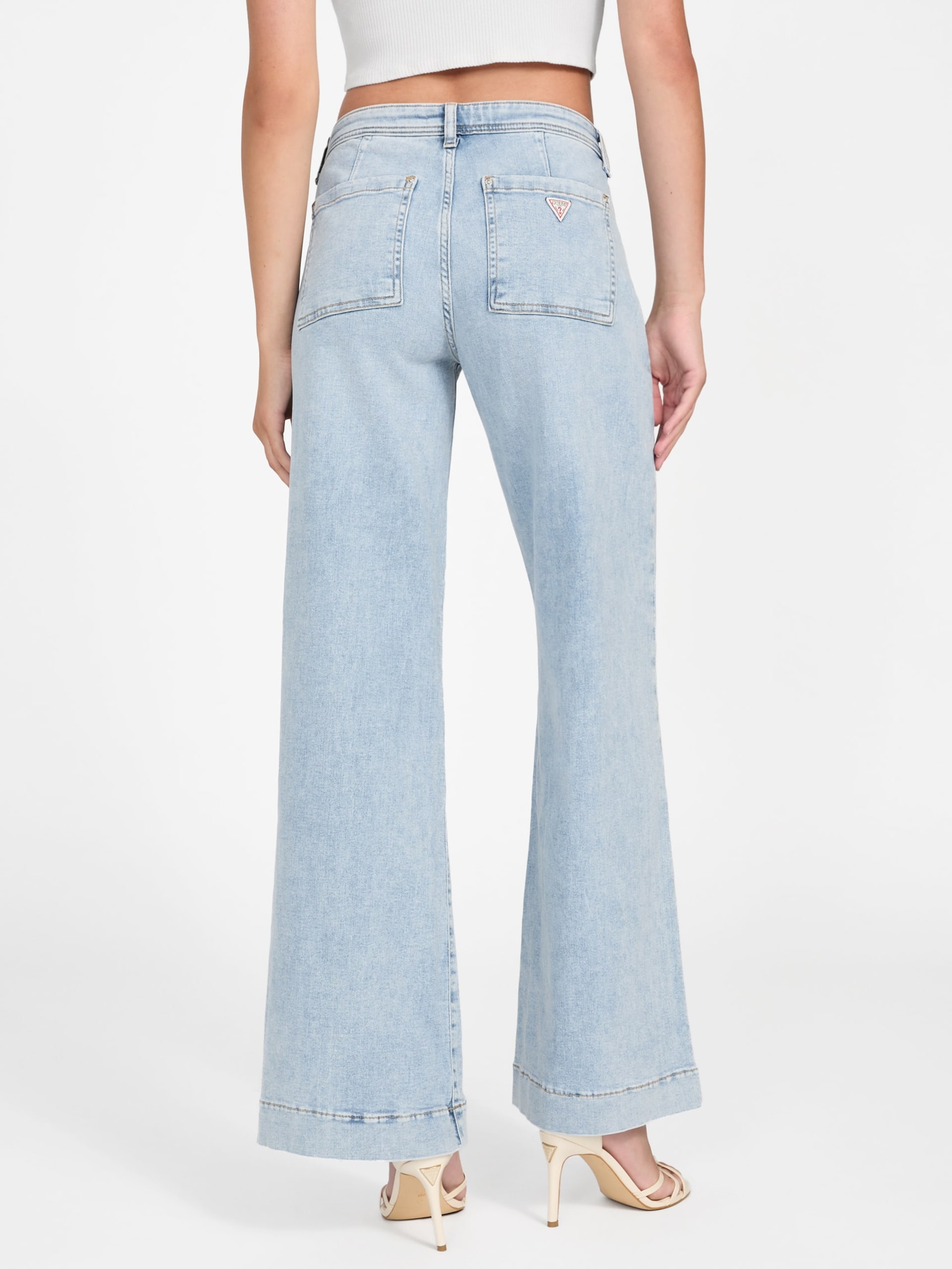 Calça jeans Eco Zoya de perna larga