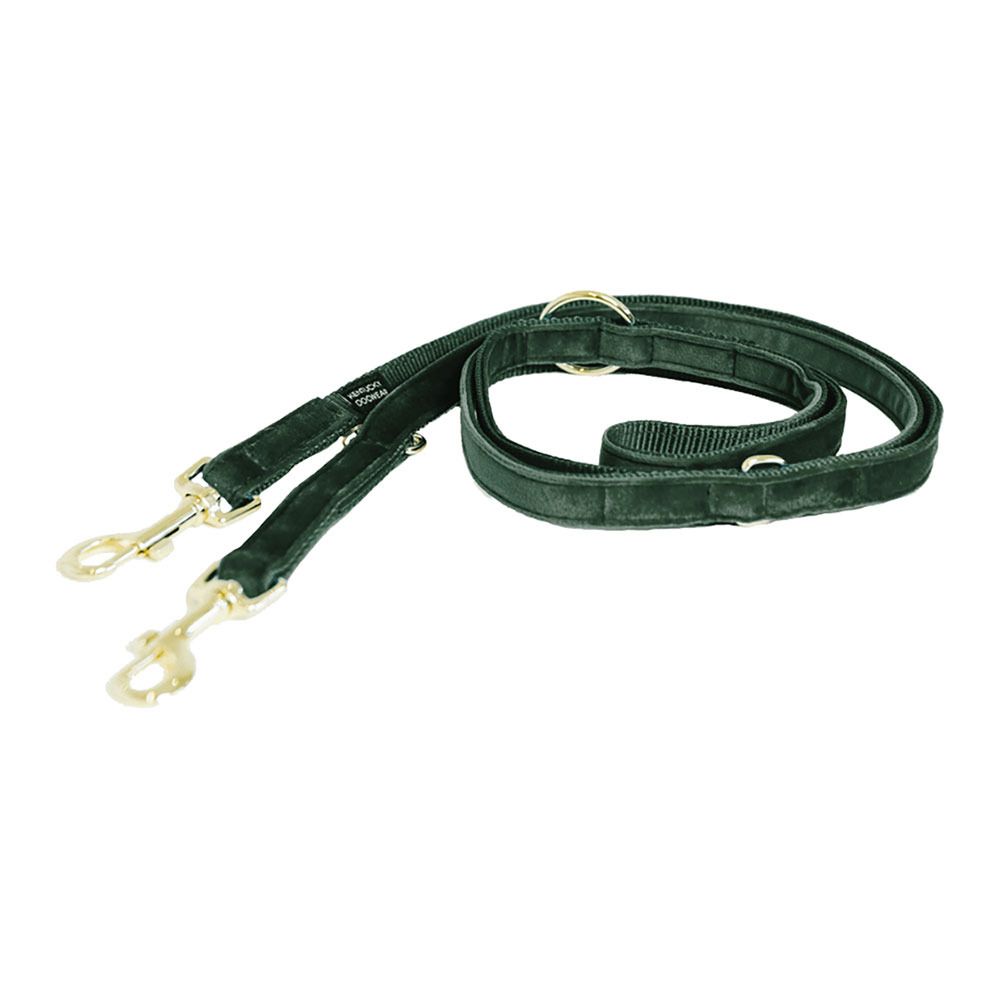 Kentucky VELVET - Laisse pour chien pine green