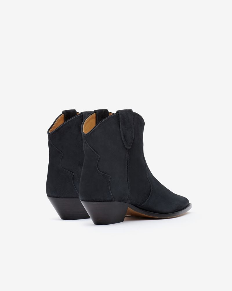 DEWINA BOTTINES EN CUIR VELOURS