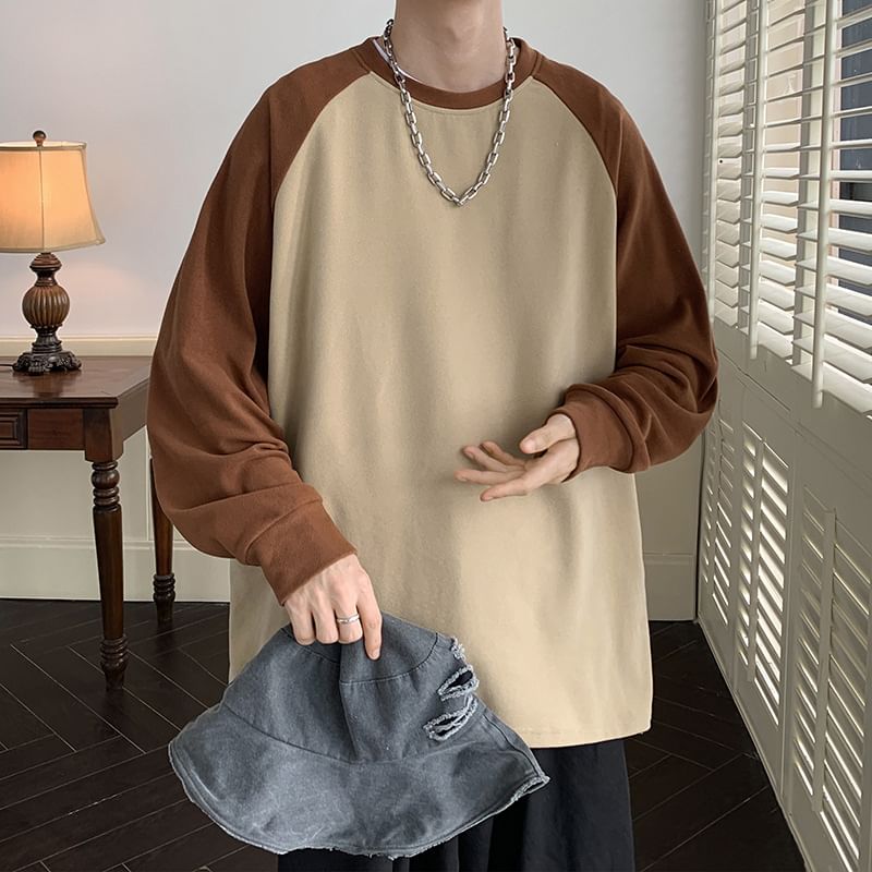 Dandyluxe - Sweatshirt met ronde hals en raglanmouwen