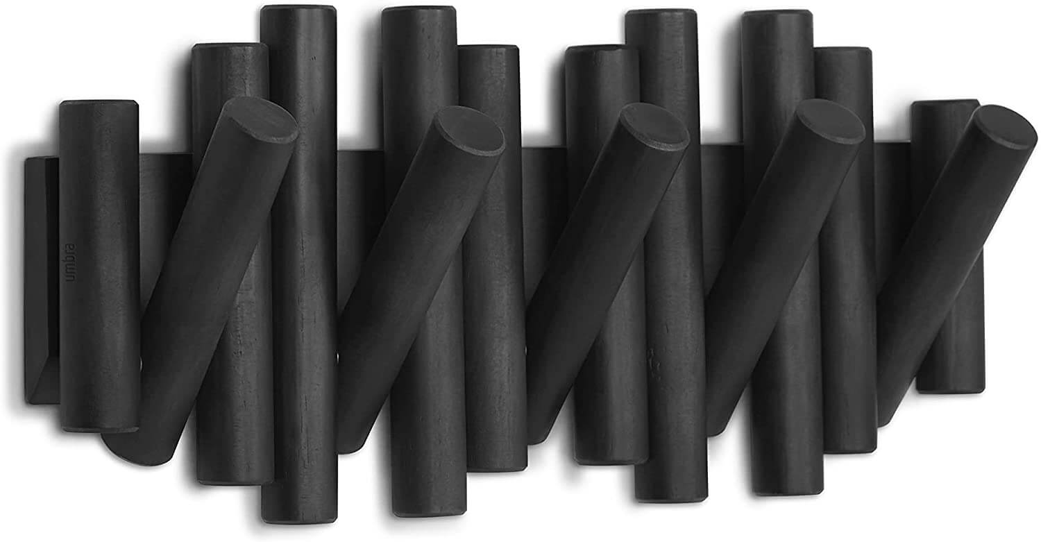 Umbra Picket mit 5 Garderobenhaken Garderobenleiste Wandhaken Kleiderhaken versch. Farben