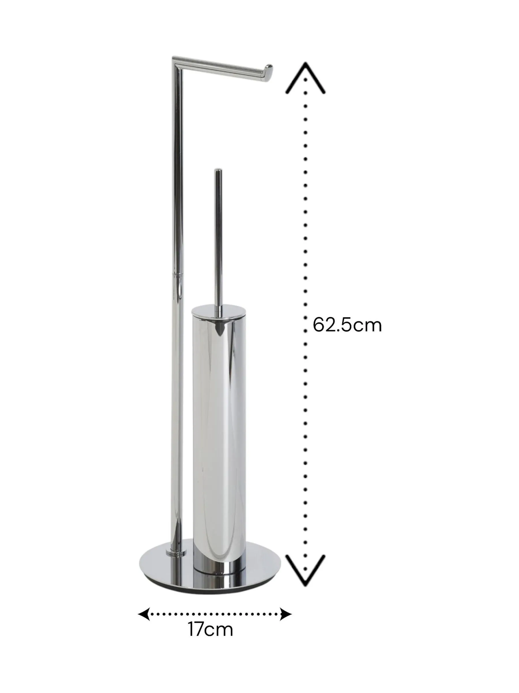 Showerdrape Belgravia Toilet Roll Holder & Toilet Brush