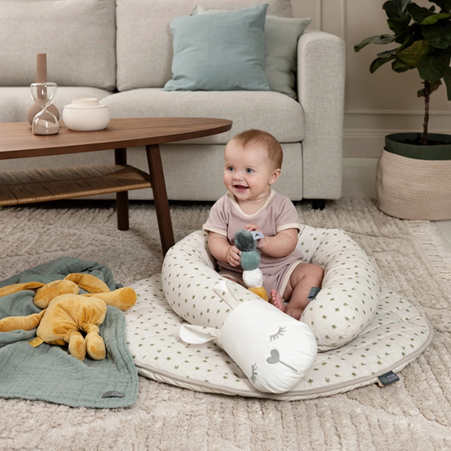 Vinter&Bloom Bumper Buddy Stillkissen Meadow Soft Sand