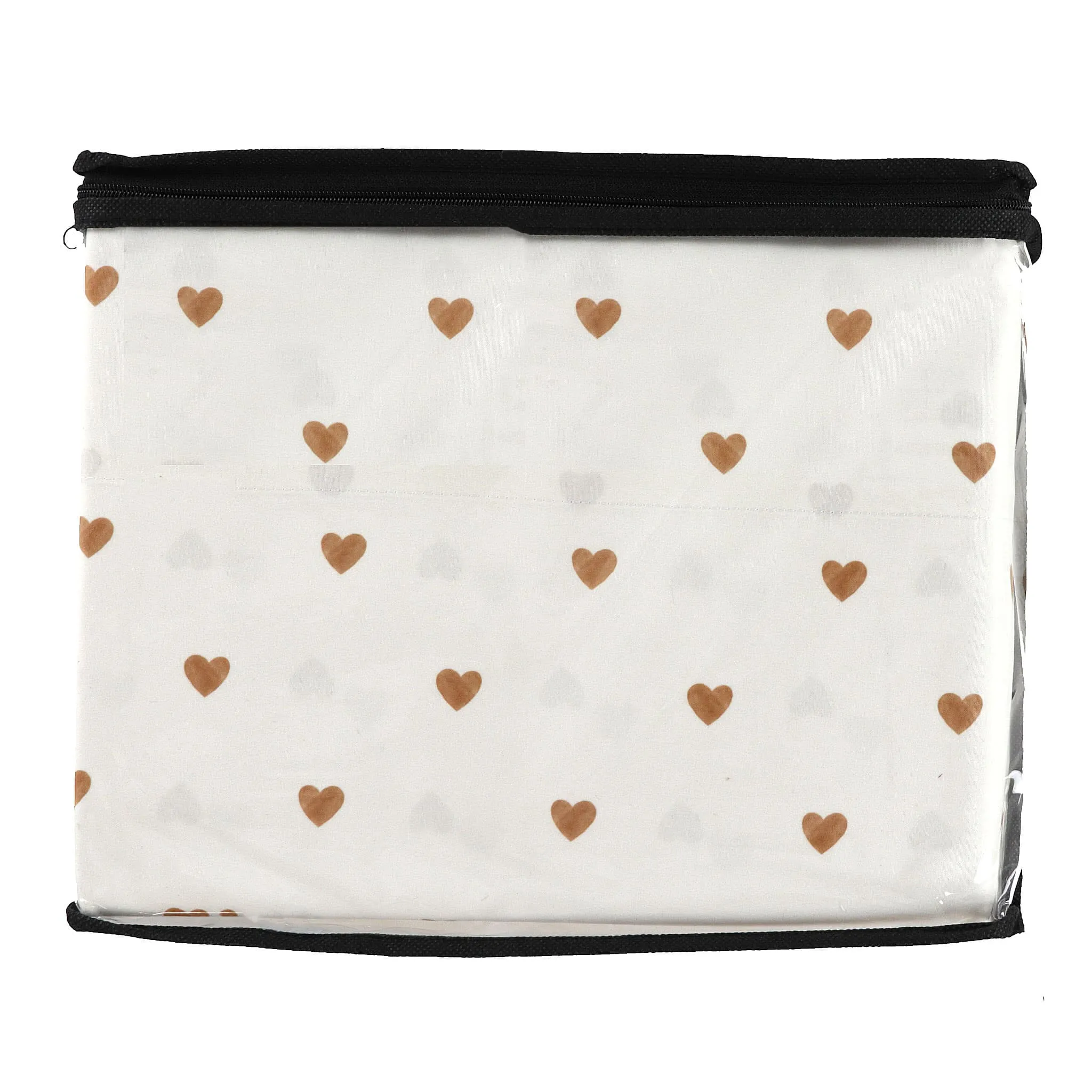 Origami Maison Ensemble Draps Lit Double - Coeurs