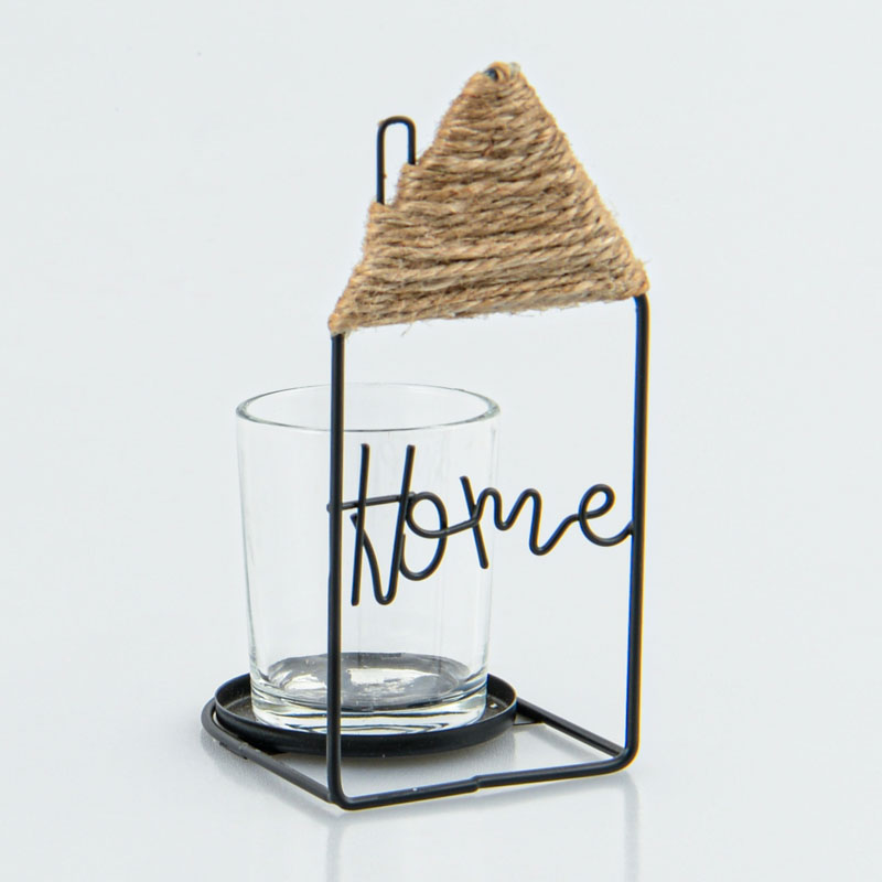 Photophore 'Home' noir