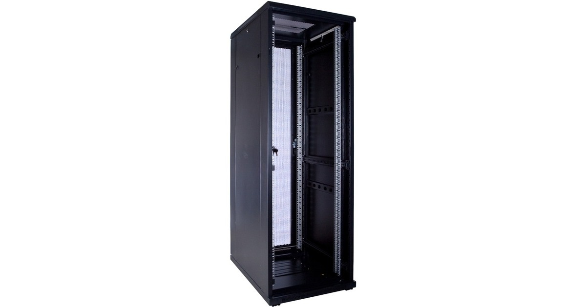 DSI37U serverkast met geperforeerde deur - DS6837PP server rack  (Zwart, 600 x 800 x 1800mm)