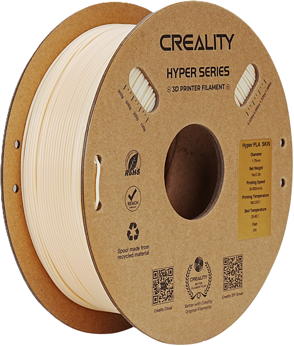 Creality  Hyper PLA Skin, 1,75 mm / 1000 g    High Speed PLA-Filament für 10x schnelleres Drucken
