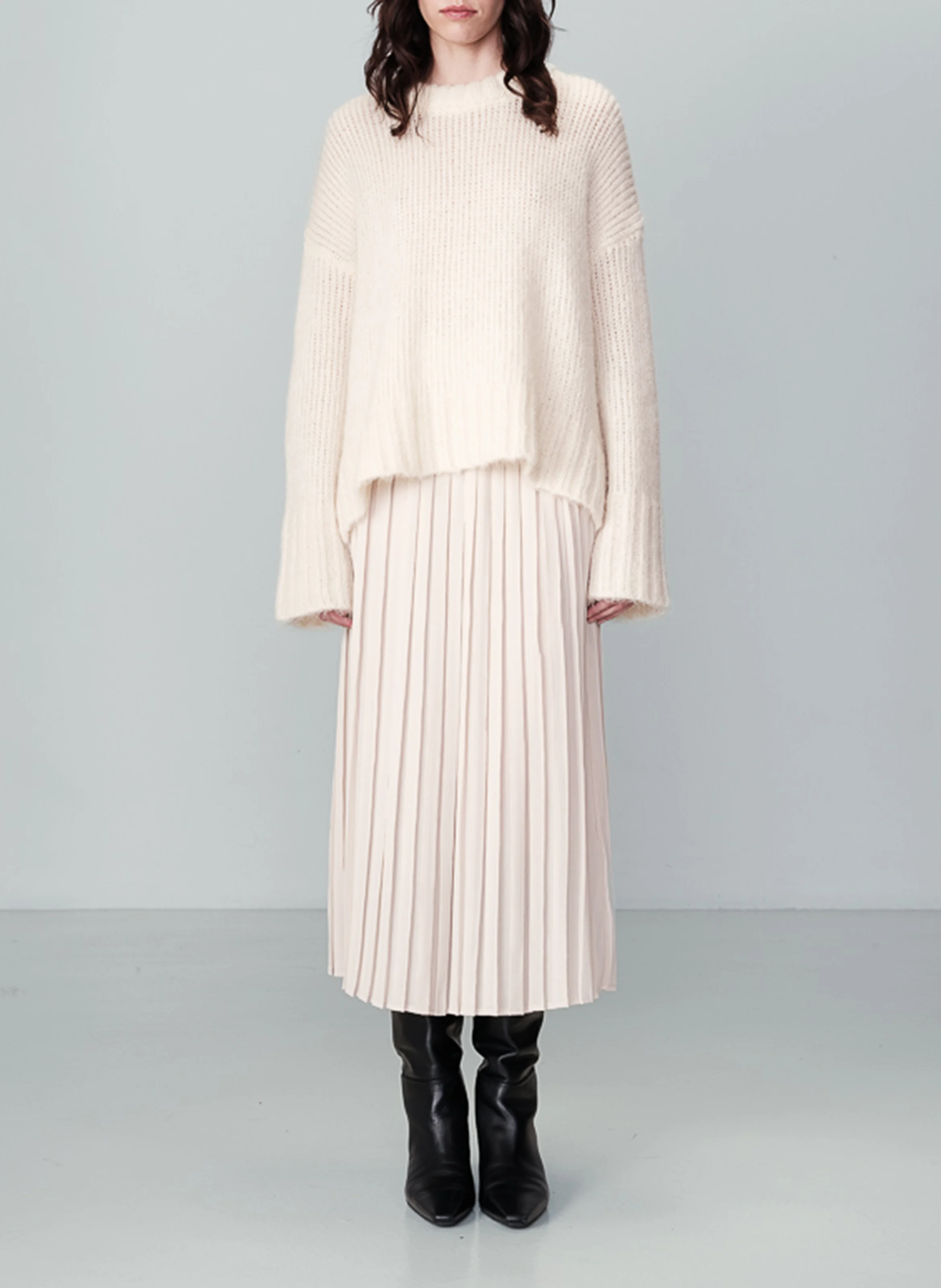 NATALINO - Pull col rond | Beige