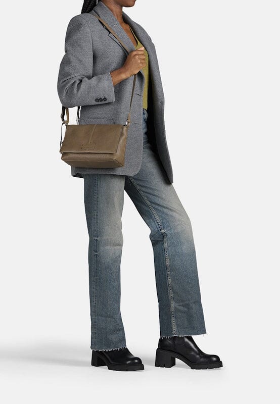 Burkely Soft Skylar Satchel Bag Taupe