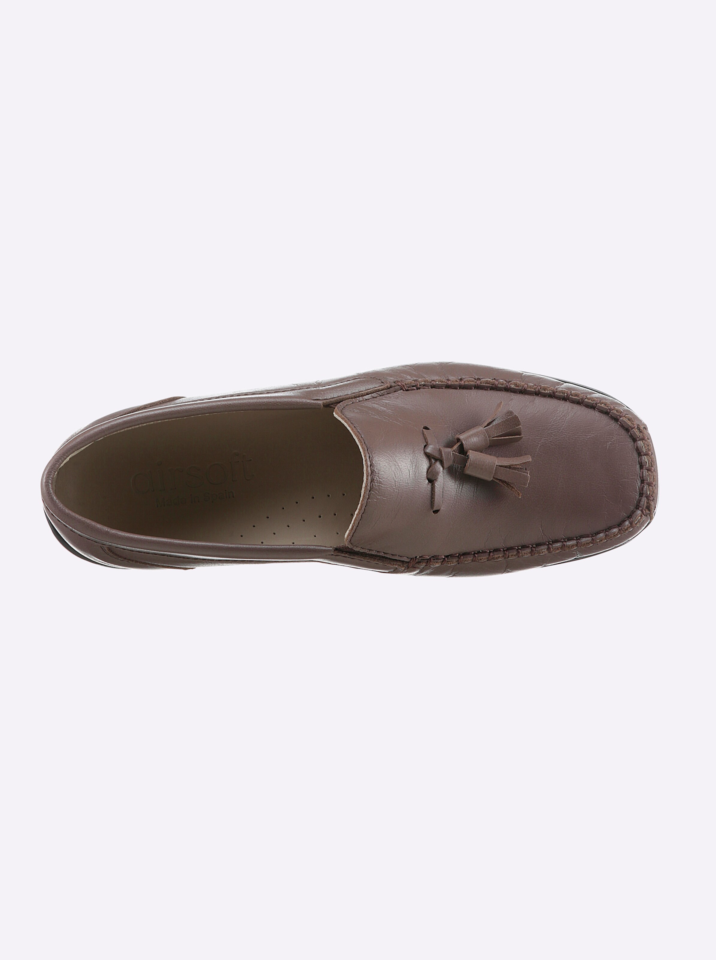 airsoft comfort+ Mokassin in taupe