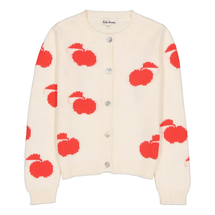 Hello Simone Cardigan June Coton Bio | Ecru