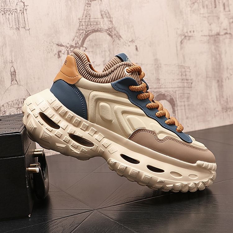 Mr Ozera - Colorblock Platform Sneakers