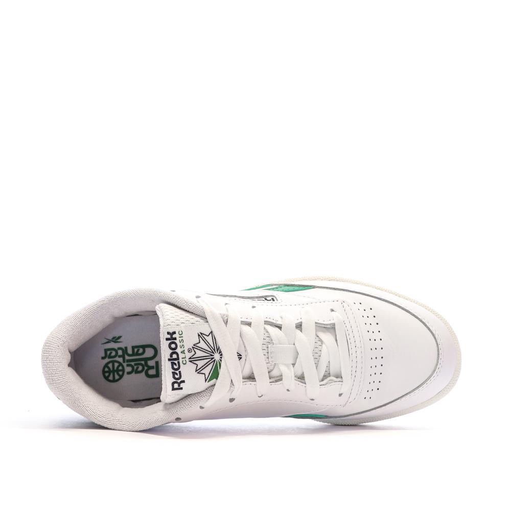 Reebok Baskets Blanches/Vertes Mixte Reebok Club C Revenge