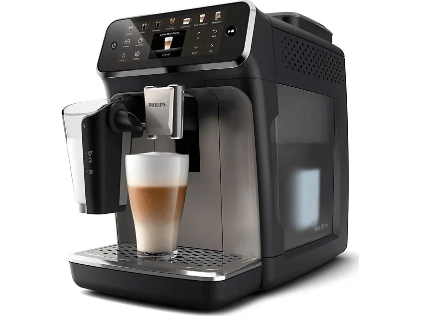 Philips Series 4400 EP4449 - Automatisk kaffemaskine med capuccinatore - 15 bar - black/spray painted panthera