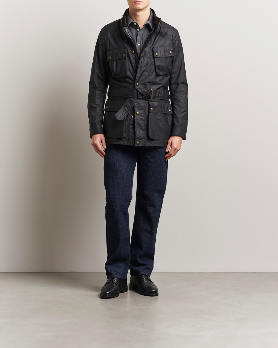 Belstaff Trailmaster Wax Jacket Black