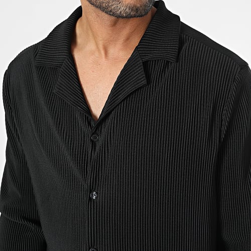 Chemise Manches Longues Noir