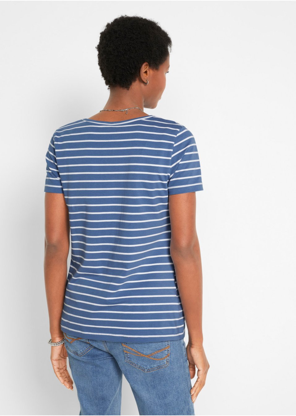 Lot de 2 T-shirts de grossesse avec fonction allaitement en coton