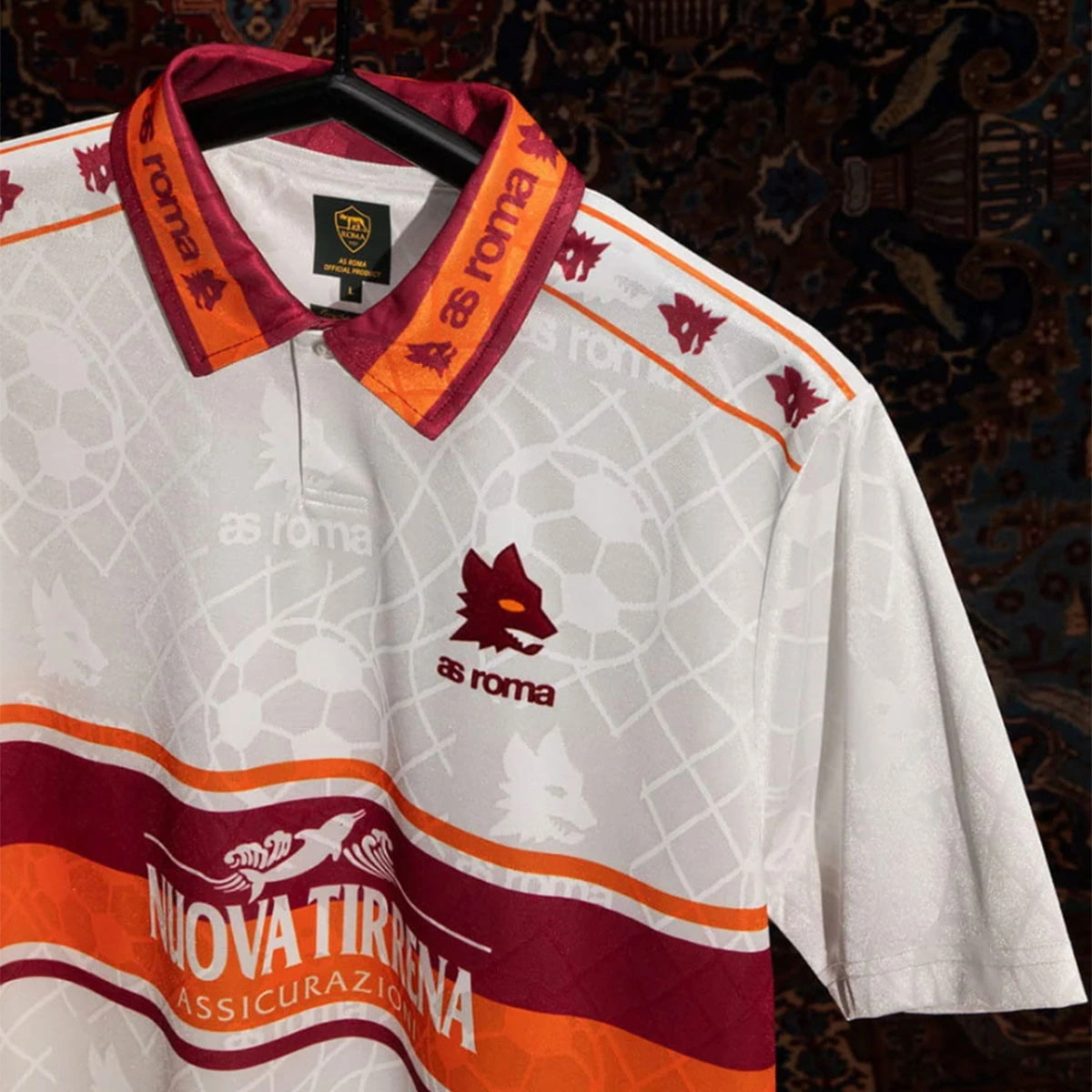 T-Shirt COPA A.S. Roma 1994 - 95 Away Retro Football Shirt