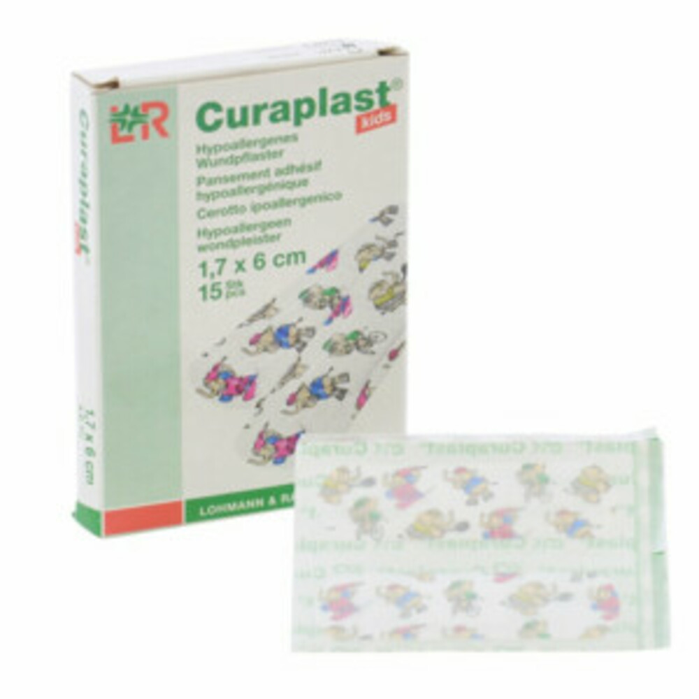 Curaplast Kids 1,7x6cm 15 stuks
